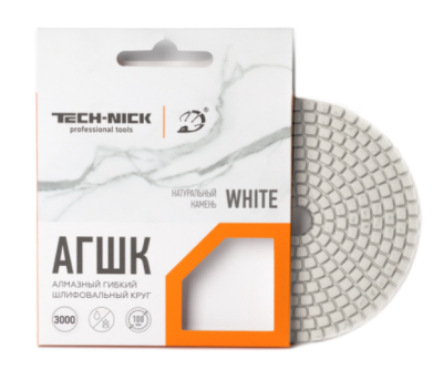 Алмазный Гибкий Шлифовальный Круг WHITE TECH-NICK D100/№30